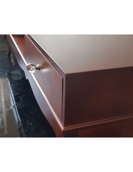 Szafka RTV Ludwik, 2 szuflady, orzech