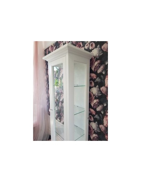 Witryna biała z KORONĄ