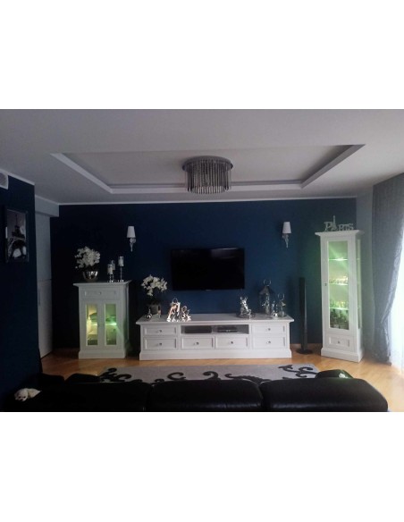 Witryna biała z KORONĄ