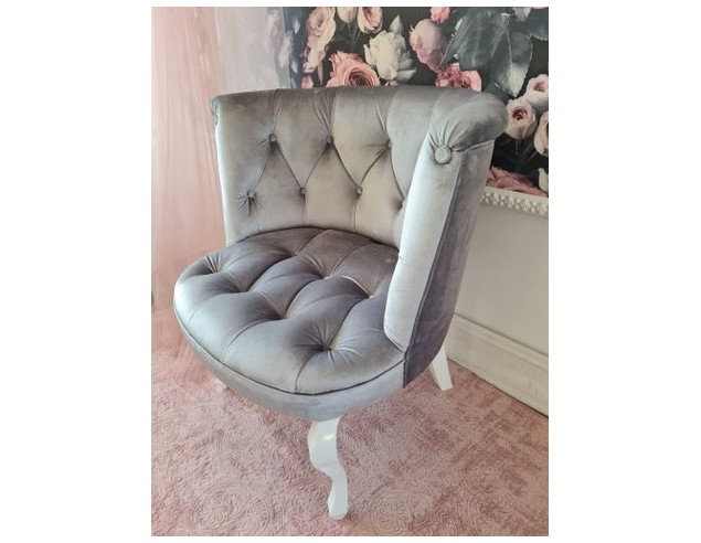 Fotel biały ludwik kolor tapicerki do wyboru