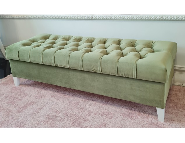 Ławka cała tapicerowana ze schowkiem kolor...