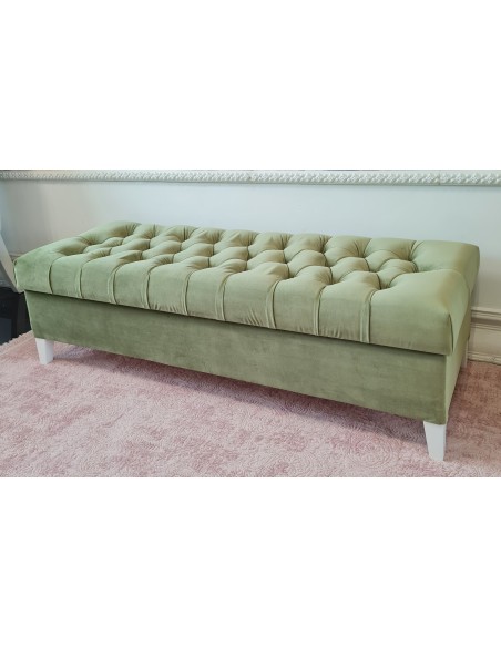 Ławka cała tapicerowana ze schowkiem kolor tapicerki do wyboru