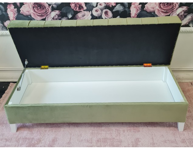 Ławka cała tapicerowana ze schowkiem kolor...