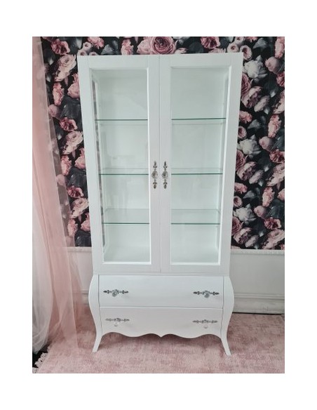 Witryna glamour - biała połysk