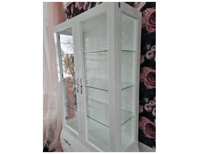 Witryna glamour - biała połysk