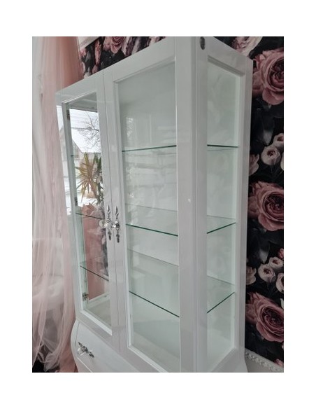 Witryna glamour - biała połysk