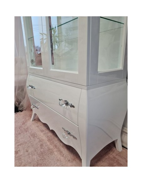 Witryna glamour - biała połysk